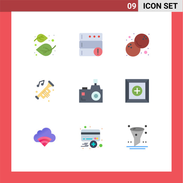 9 .主题平色和可编辑的符号图片下载