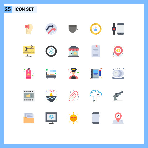 通用图标符号组25现代扁平图片下载