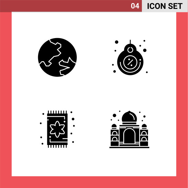 现代集立体象形文字和符号等图片下载