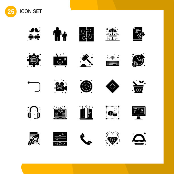 主题立体符号和可编辑符号的25个图片下载