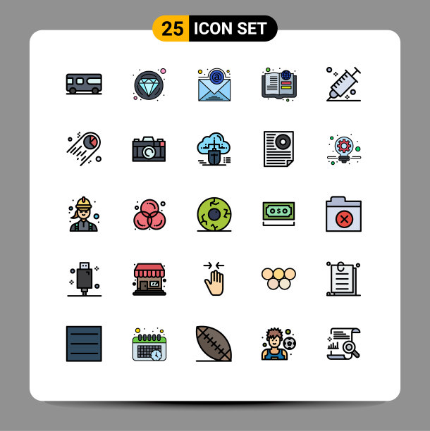 25组填线平色标志和图片下载