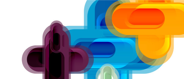 现代玻璃十字形抽象图片下载