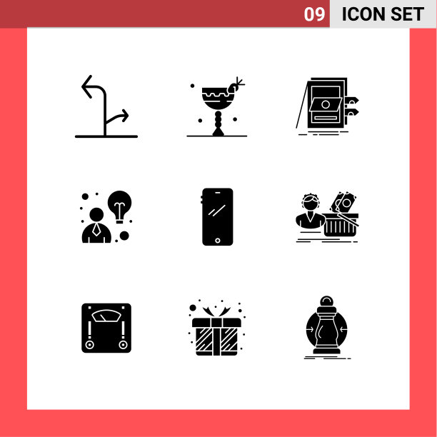 主题立体符号和可编辑符号的9种图片下载