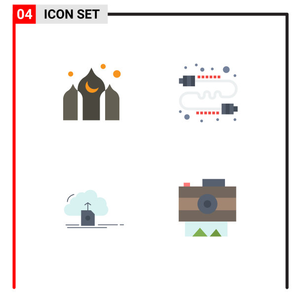 股票图标包4线标志和符号图片下载