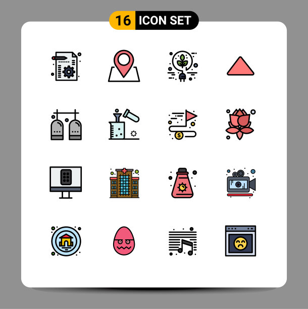 16 .用户界面平色填充线包图片下载