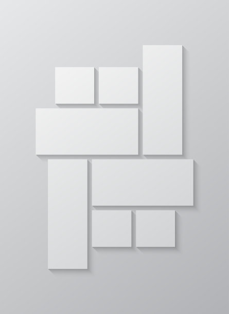 矢量空拼贴八帧，图像照片图片下载