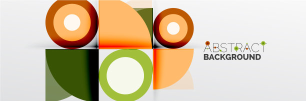 明亮的颜色圆圈抽象圆形的形状和图片下载