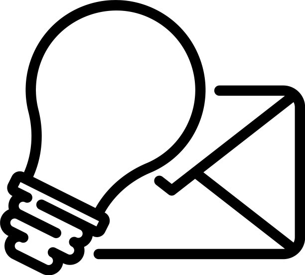 重新构造邮件创意图标轮廓样式图片下载