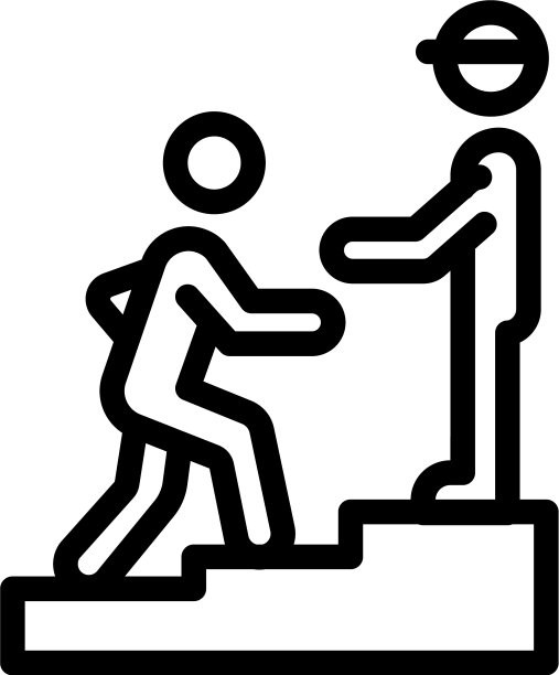 运动教练图标轮廓风格图片下载