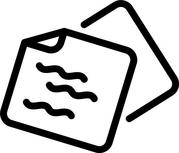 办公室文件图标轮廓风格图片下载