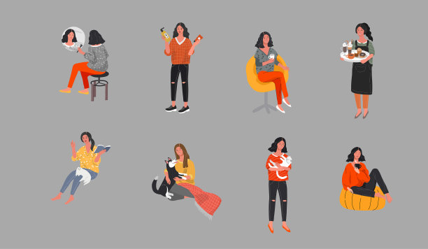 设定美丽的女孩的性格在日常生活图片下载