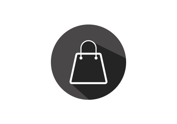 购物袋图标标识模板电子商务图标图片下载