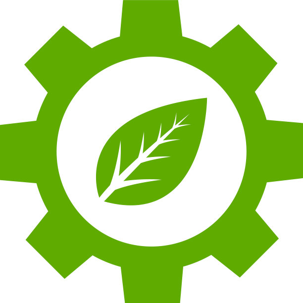 齿轮图标标志设计模板孤立图片下载