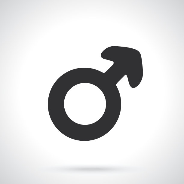 轮廓男性火星符号图片下载