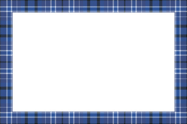 复古框苏格兰边界图案复古图片下载