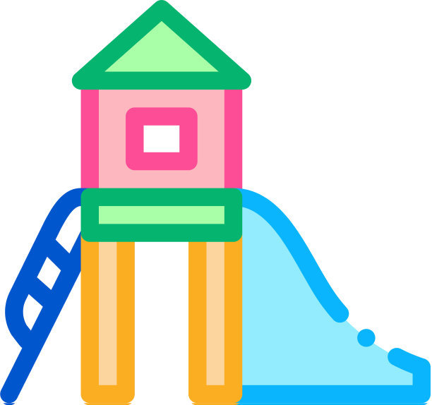 幼儿园操场图标轮廓图片下载