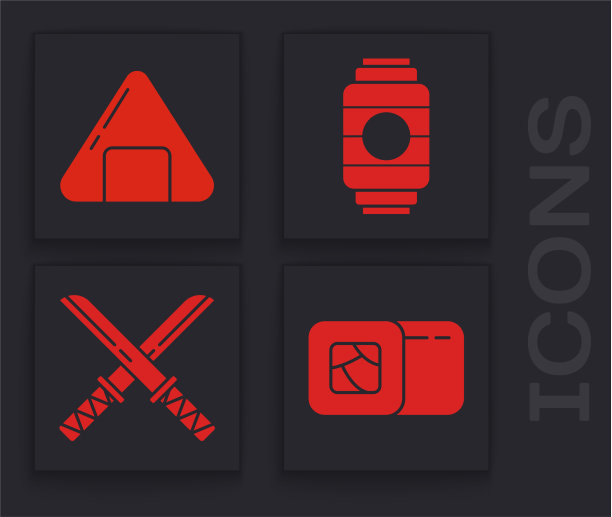 装寿司寿司日式纸灯笼和图片下载