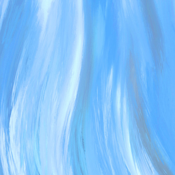 抽象的蓝色水彩背景，手绘纹理与油漆，笔触，条纹。图片下载