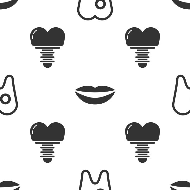 设牙与龋齿微笑嘴唇和牙齿图片下载