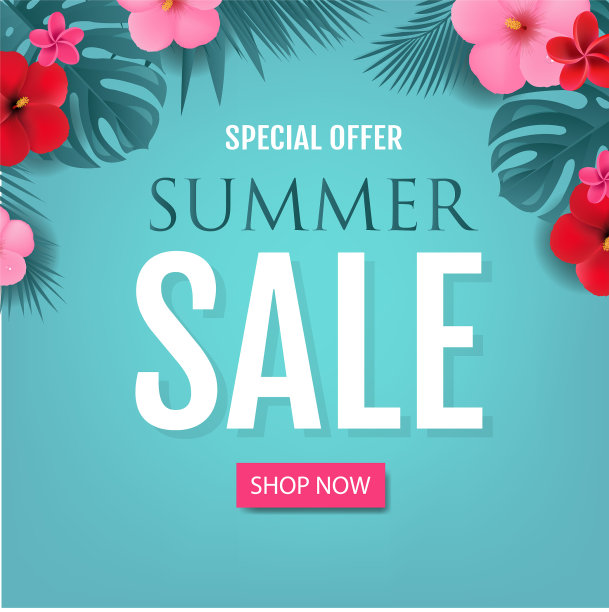 夏季特价海报图片下载