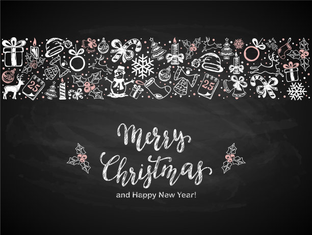 短信圣诞快乐，节日装饰上图片下载