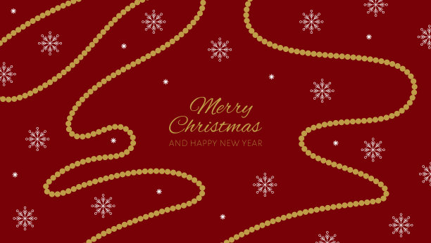 圣诞和新年海报图片下载