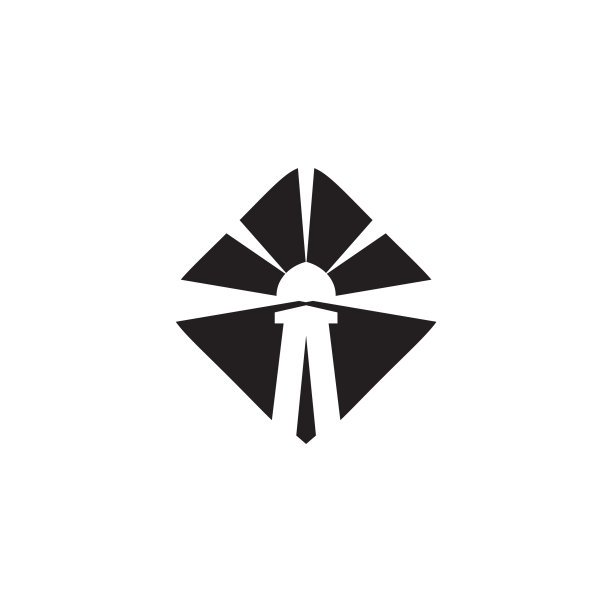 灯塔建筑Logo设计模板图片下载