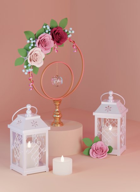 核心与灯笼图片下载