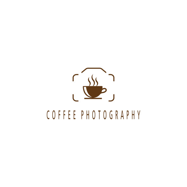 相机咖啡标识模板设计图片下载