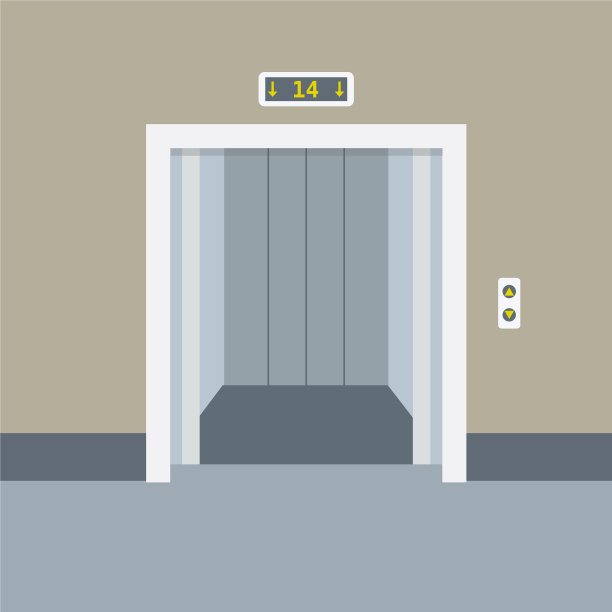 卡通电梯或电梯图片下载