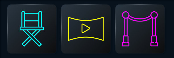 布景线导演电影椅子地毯图片下载