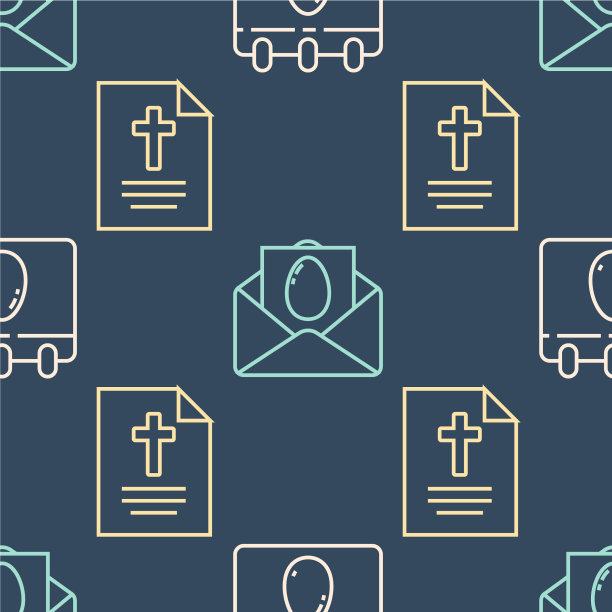 设定线日历与复活节彩蛋贺卡图片下载