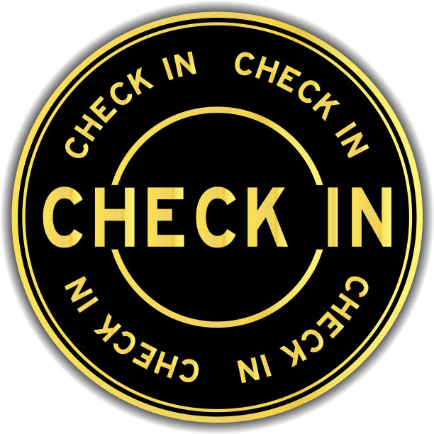 黑色和金色贴纸在文字检查上图片下载