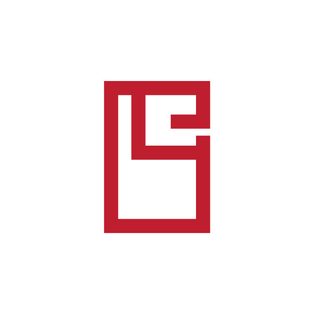 字母BE简约几何框架线条符号标志图片下载