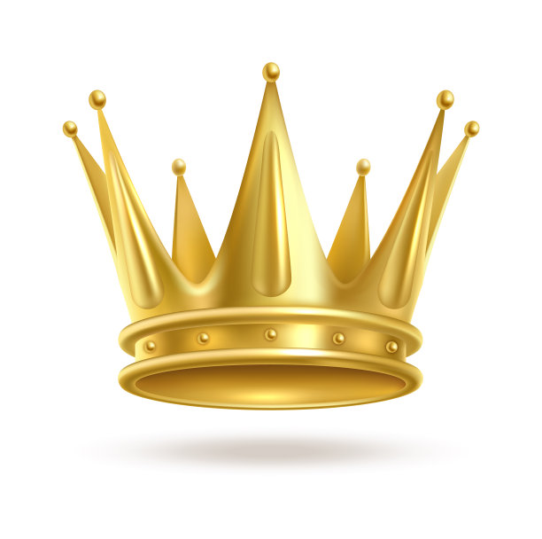 逼真的黄金皇冠3d优雅的女王或图片下载