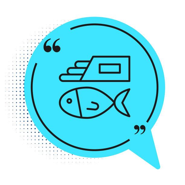 黑线鱼和薯条图标孤立在白色图片下载