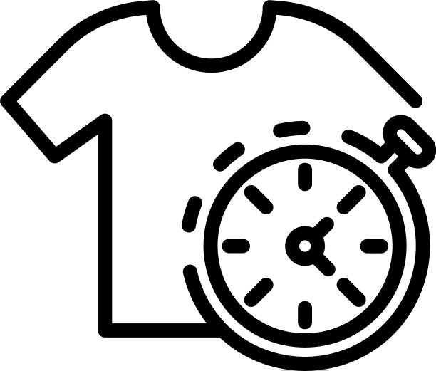 快速清洁图标轮廓风格图片下载