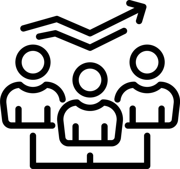 资金投资者图标轮廓风格图片下载