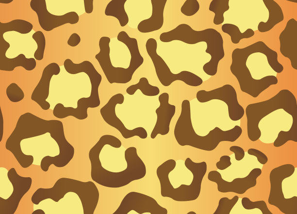 豹纹纹理。无缝打印野生动物皮肤。豹或猎豹自然设计图案。野生动物皮纹。背景矢量图图片下载