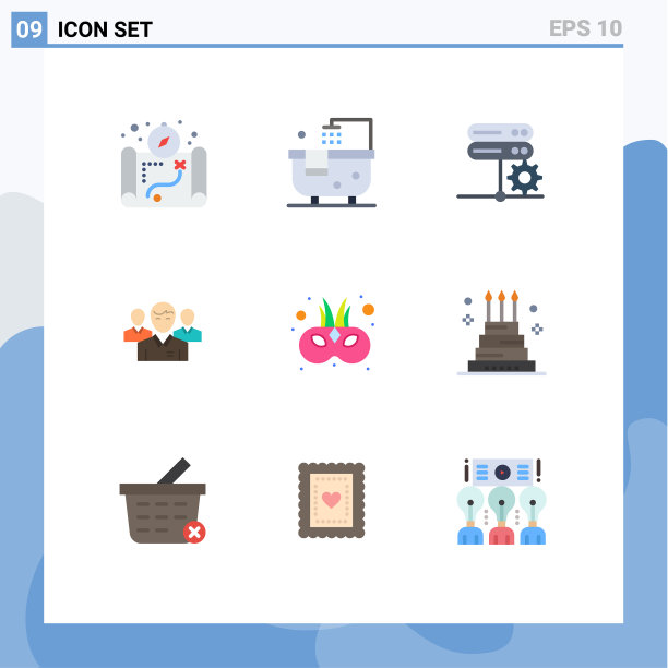 用户界面包9个基本平色的图片下载