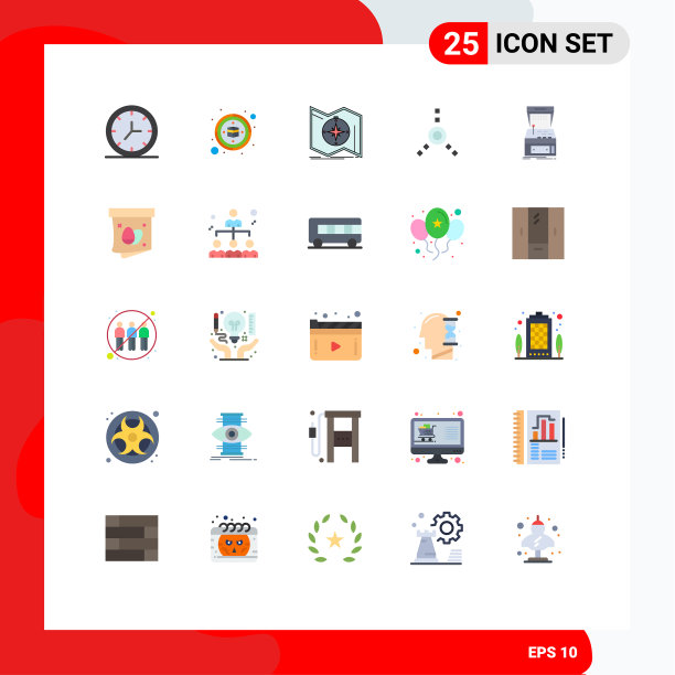 25平色概念的网站移动和图片下载