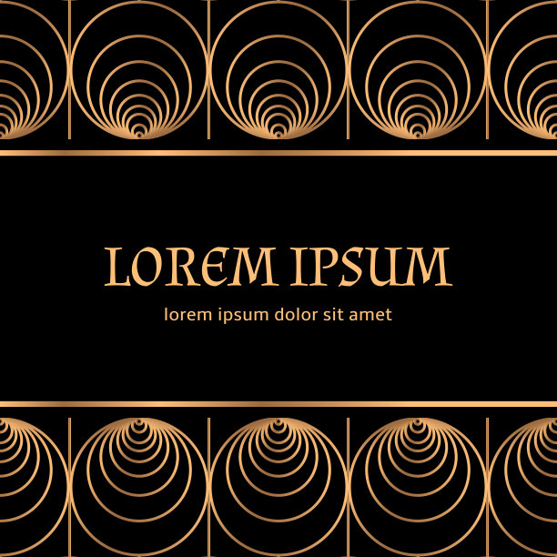 几何豪华背景向量。现代圆御图案卡模板。复古的假日派对邀请，美容水疗概念，婚礼，保存日期，生日，周年纪念。图片下载