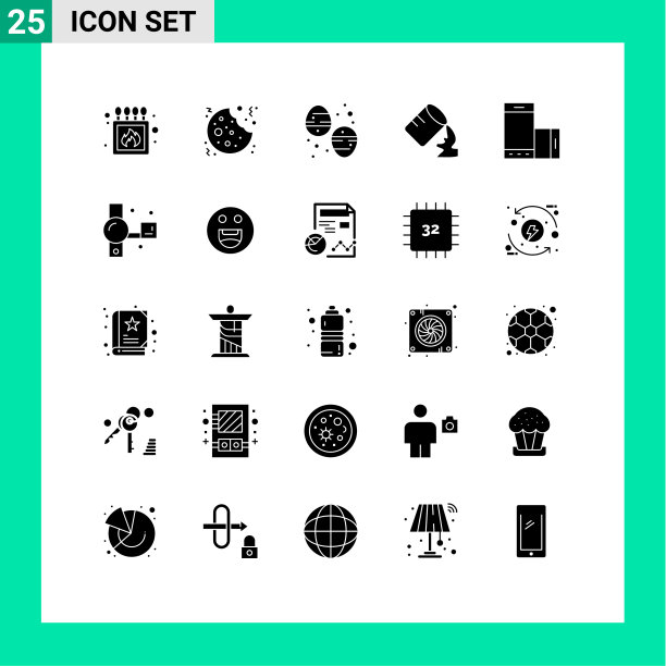 通用图标符号组25现代立体图片下载