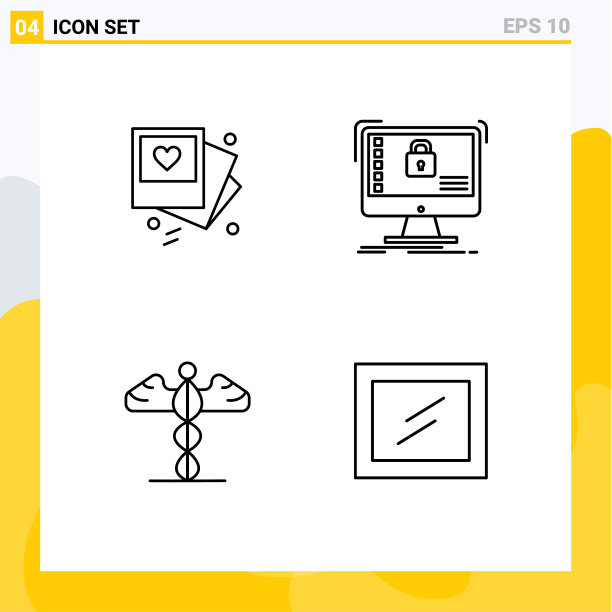 设置4商业填充线平面颜色包图片下载