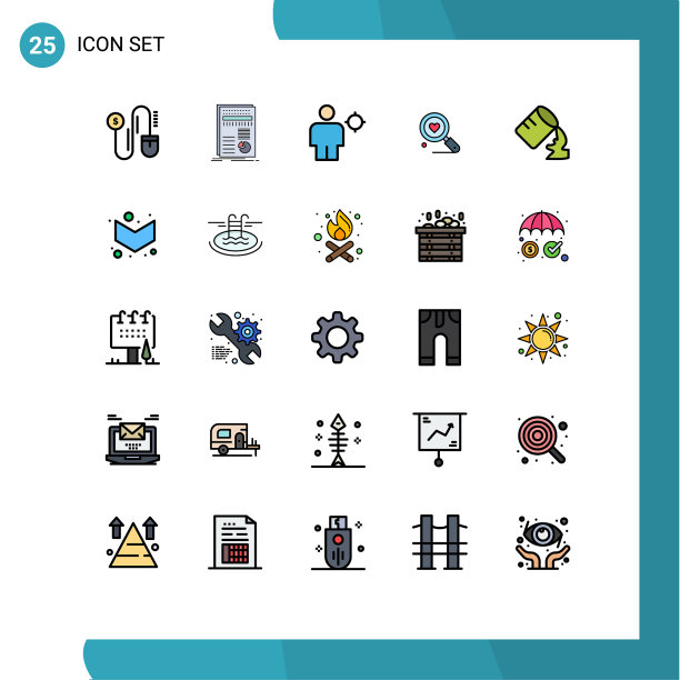 25组填线平色标志和图片下载