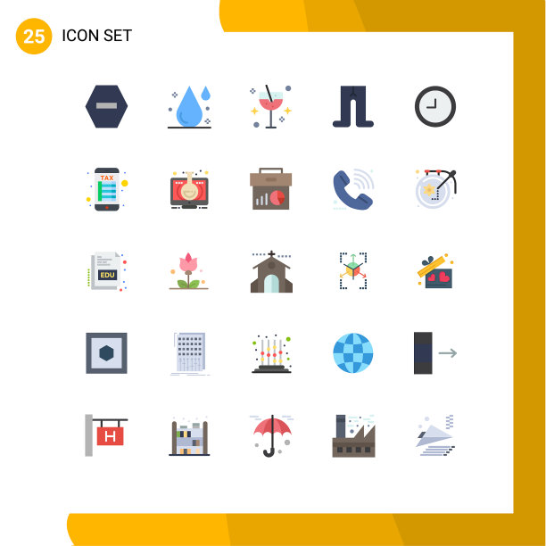 为网上银行设置25个单色网格图片下载