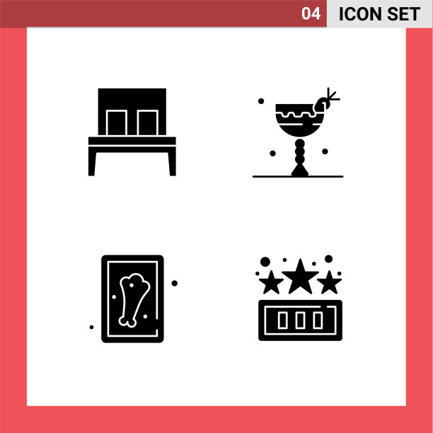 实字形包4个通用符号床图片下载