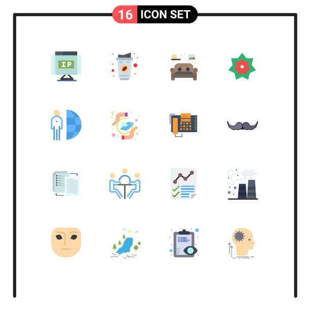 平色包的16个通用符号图片下载