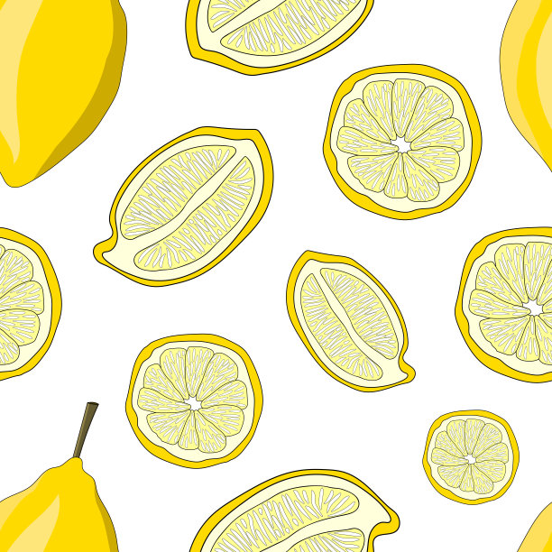 白色背景上的柠檬。图片下载