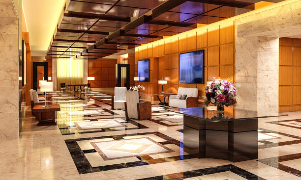 酒店接待大厅图片下载
